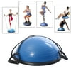 Costway Ball Balance Trainer Yoga Fitness Strength Exercise Workout W/pump (Blue)