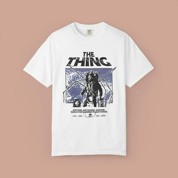 The Thing Vintage Horror Movie Graphic Tee, Unisex Retro Shirt, Casual Streetwear, Horror Gift