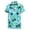 t shirts 74#Mint Green, variant on WAYUTE Boys Shirts Stylish Print Polo Shirt Short Sleeve Button Closure Stretchy Fit Kids Youth Apparel Outdoor Summer Casual