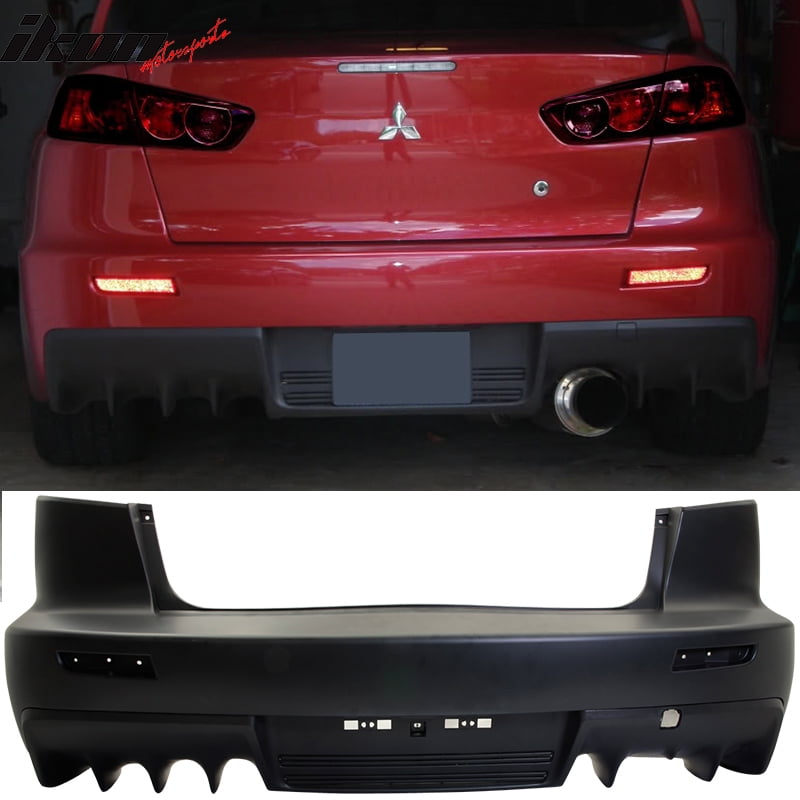 Compatible with 0815 Mitsubishi Lancer EVO PP Rear Bumper Conversion