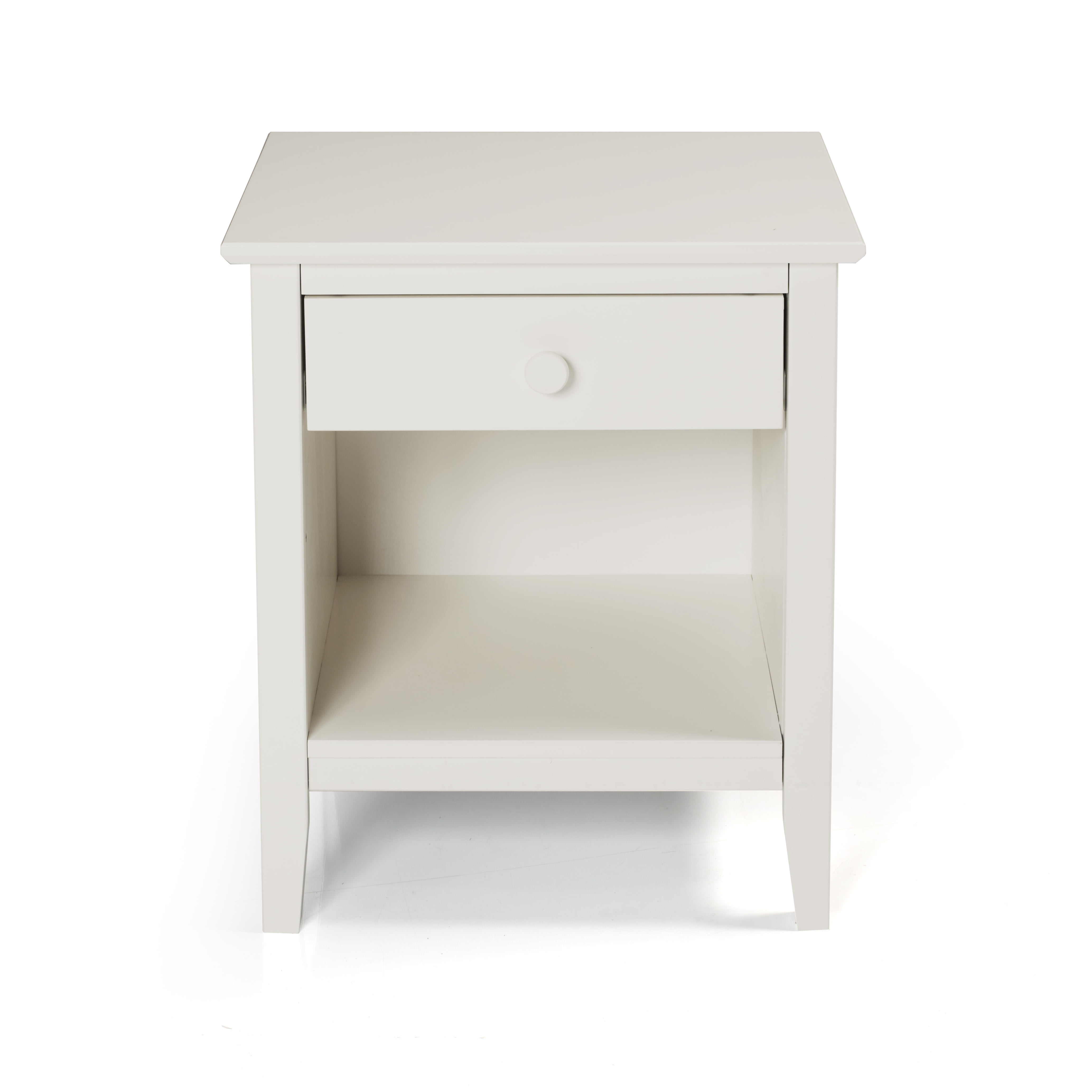 Alaterre Simplicity Nightstand, White