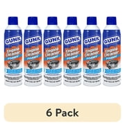 (6 pack) GUNK FEB-1 Foamy Engine Cleaner and Degreaser for Cars and Trucks, Aerosol, 17 oz