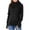 Black, variant on Ltctricy Women's Maternity Sweatshirts Long Sleeve Turtleneck Side Zip Pullover Hoodies Fall Winter Pregnancy Clothes with Pockets(Gray,Small)