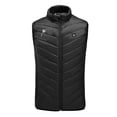 thumbnail image 7 of XUNKUSGA Heated Vest 9-Zone 3-Control Heated Vest for Men Warm Stand Collar Lightweight Sleeveless Heated Jacket Windproof Water-Resistant Heated Vest Women Black, 7 of 7