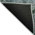 thumbnail image 3 of Addison Rugs Chantille Indoor/Outdoor Transitional Diamonds Emerald Washable Round Rug, 8' x 8', 3 of 6
