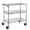 Silver, variant on Finnhomy 3-Tier Heavy-Duty Commercial-Grade Utility Cart, Wire Rolling Cart