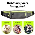 thumbnail image 4 of vnanda Cycling Waist Bag Multifunctional Sports Fanny Pack with 3 Pockets Waterproof Lycra Perfect for Outdoor Activities Running Traveling, 4 of 8