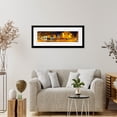 thumbnail image 3 of Framed Art Print, Shops along a street at night by Panoramic Images, 31-7/8" x 11-7/8", 3 of 3