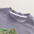 thumbnail image 4 of Coerni Toddler Baby Boy Clothes Dinosaur Short Sleeve Tees Blouses Boys Shorts with Pocket Cute Summer Outfit 2Pcs Set Hawaii Holiday Set, 4 of 9