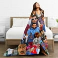 thumbnail image 4 of Blanket Adam Actors Sandler Throw Flannel Blankets Warm Soft Cozy Fuzzy Blanket for Bed Sofa Couch Camping Travel Gift Blankets for All Seasons 50"x40", 4 of 6