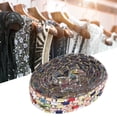 thumbnail image 6 of Mgaxyff Crystal Rhinestone Banding,1yard Multicolor Crystal Glass Rhinestone Chain Hotfix Ribbon Wedding Dress Clothing Decoration,DIY Dress Decoration, 6 of 8