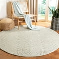 thumbnail image 2 of SAFAVIEH Martha Stewart Urban Chevron Floral Area Rug, Milk Pail Green, 9' x 12', 2 of 7