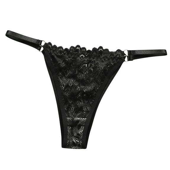 SnZhen Thongs for Women Women's Panties Lace Seamless Low Waisted Ladies Thongs Physiological Underpants