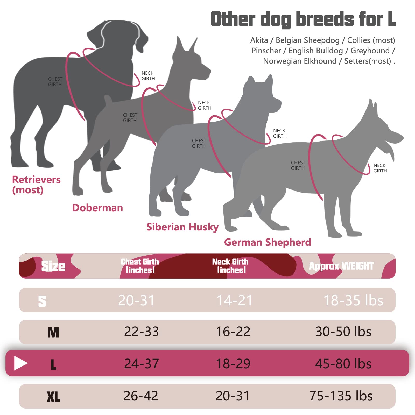 Auroth No Pull Dog Harness, Pink Camo, Large photo 7