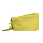 Panda Uniform Unisex scrub cap and nurse accessories for work | scrub caps women, scrub cap men and nurse cap Yellow OS