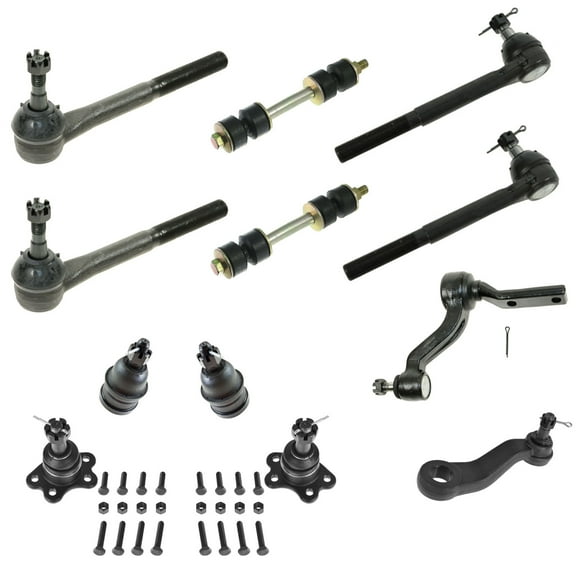 TRQ Ball Joint Tie Rod Pitman Idler Sway Bar Link 12pc Steering Suspension Kit PSA59918 Fits select: 1988-1992 CHEVROLET GMT-400, 1989-1992 GMC SIERRA