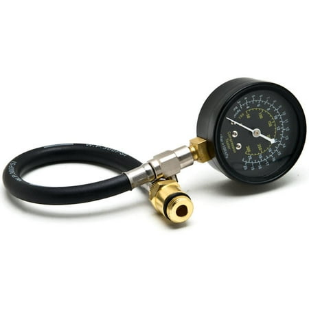 - Biltek Automotive Flex Drive Cylinder Compression Check Tester 14mm & 18mm 0-300 PSI