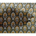 thumbnail image 4 of oneOone Viscose Chiffon Fabric Damask Ikat Printed Fabric 1 Yard 42 Inch Wide, 4 of 4