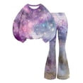 thumbnail image 6 of Ccpelsie Toddler Baby Girls Clothes Long Sleeve Shirt Top Flare Pants Cute Outfit Girl Fall Winter Clothes(Light Pink,6-7 Years), 6 of 8