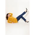 thumbnail image 3 of Catherines Women's Plus Size Chenille Cable-Knit Boatneck Sweater, 3 of 6