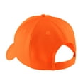 thumbnail image 2 of Port Authority Solid Enhanced Visibility Cap-One Size (Safety Orange), 2 of 4