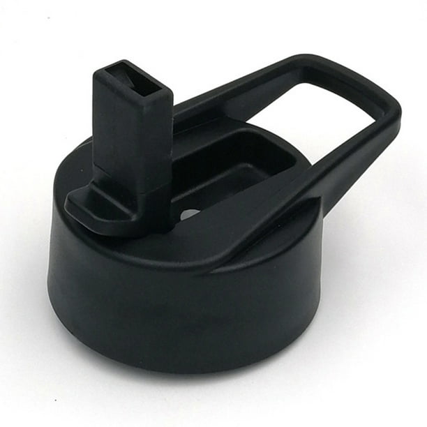 Wide mouth best sale straw lid black