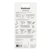 Kwikset 6-Way Adjustable Latch Service Part for Doorknob or Door Lever Polished Brass