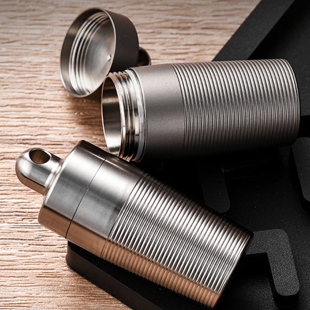 Durability Waterproofed Capsules Multifunctional Medicine Container Bottles for Storing Pills and Small Essential