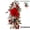 Red, variant on 60CM Christmas Swags & Garlands with Lights Cordless Stairway Prelit Stair Swag Christmas Lighted Garland Ornament Outdoor Door Hanging