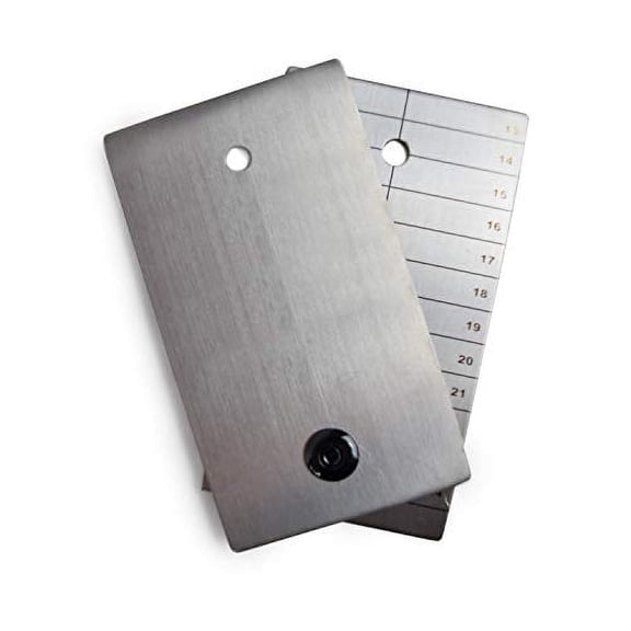 ColdTi Double Titanium Plate Set, Grade 2 Titanium Crypto Seed Phrase Storage with Tamper-Evident Seals