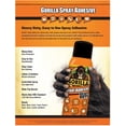 thumbnail image 2 of Gorilla SSXTQNZZ 6301502 Spray Adhesive, Clear, 2 Pack 14 Oz/Pack, 2 of 6