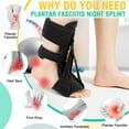 2 Pack Plantar Fasciitis Braces Night Splint Upgrade 3 Adjustable