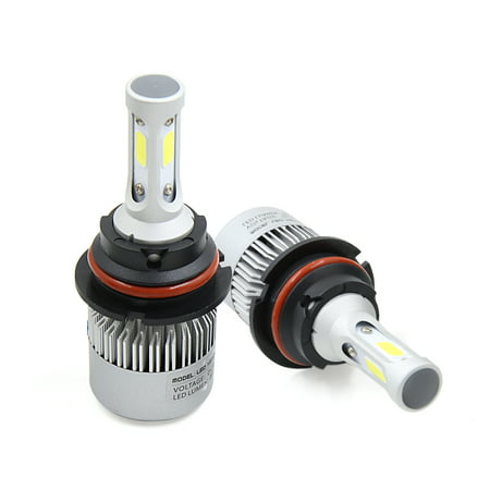 9007 High/Low COB Car LED Headlight Bulb Conversion Kit 72W