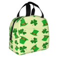 thumbnail image 2 of Fotbe St. Patrick's Day Bolsa Térmica con Estampado y Forro de Aluminio Grueso Bolsa de Almuerzo con Bolsillo Frontal para Hombres y Mujeres, Ideal para Trabajo, Escuela, 2 of 8