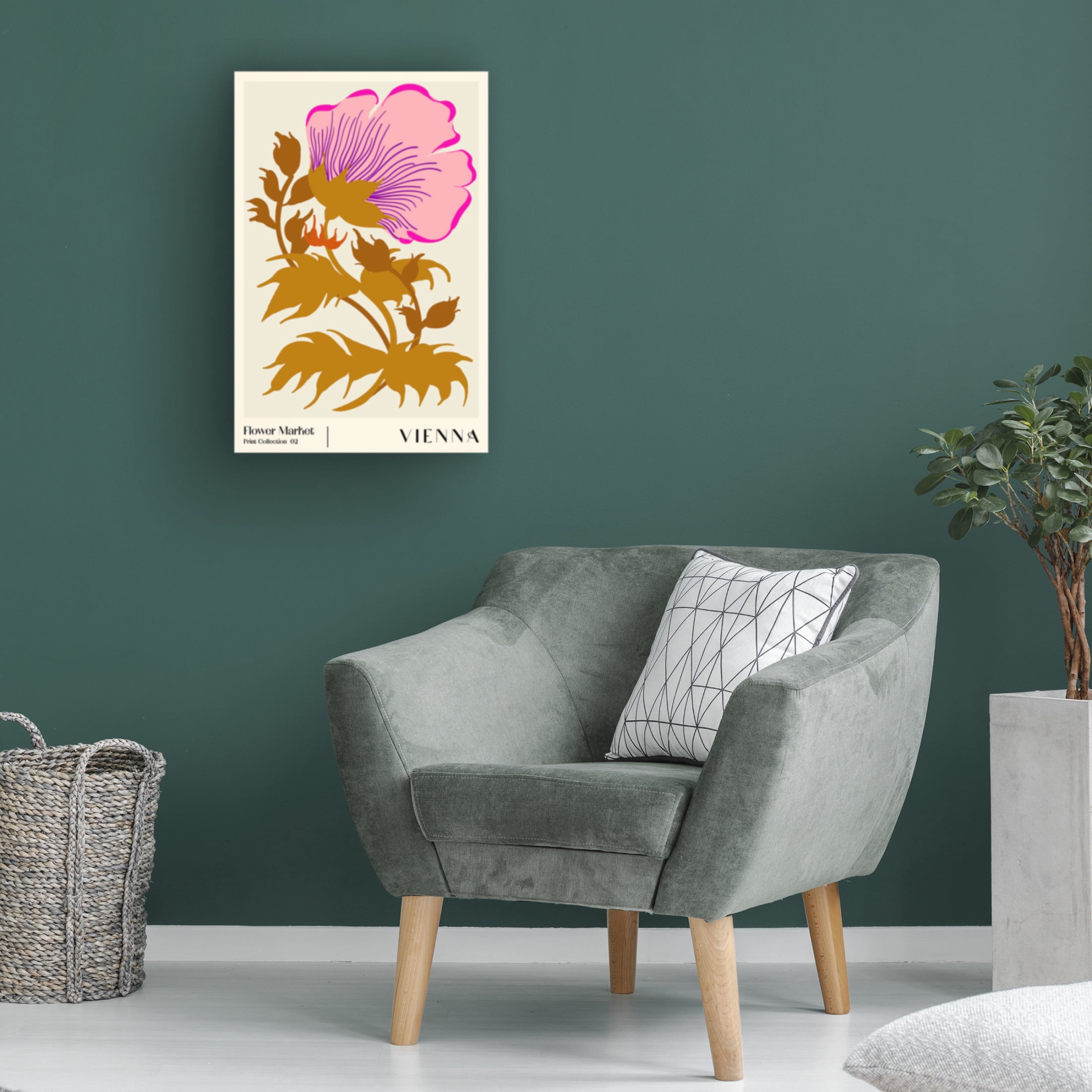 Trademark Fine Art NKTN   Flower Market Vienna Canvas Wall Art