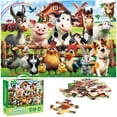 thumbnail image 1 of Puzles de suelo BenBen Farm Animals, 48 piezas, para niños de 4 a 6 años, 1 of 8
