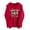 Red, variant on Women's And Winter Half Open Zipper Lapel Casual Pullover Hoodie Long Zip up Hoodie Women Woman Sweat Shirt Extra Long Sweatshirt Light Sweatshirt Sweater Dress Women Red S