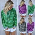 thumbnail image 3 of Chandail à Capuchon Camouflage pour Femmes, Coton, Design Uni, Chandail Décontracté, 3 of 5