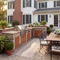 thumbnail image 3 of Safavieh Courtyard Candace Spotted Indoor/Outdoor Runner Rug, Beige/Gold, 2'3" x 8', 3 of 11