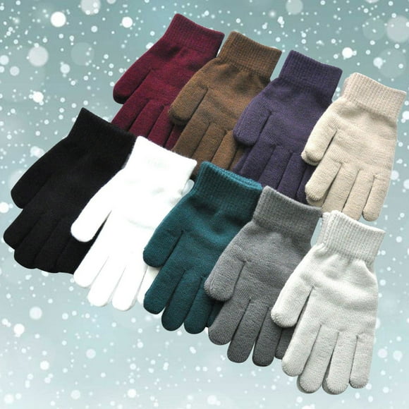 XZNGL Winter Gloves Gloves for Womens Mens And Womens Knitted Woolen Gloves, Winter Riding Warm And Fleece Gloves