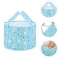 thumbnail image 2 of Weiweiguan 1pc Portable Collapsible Travel Basin Multi-functional Water Basin (Sky-blue), 2 of 6