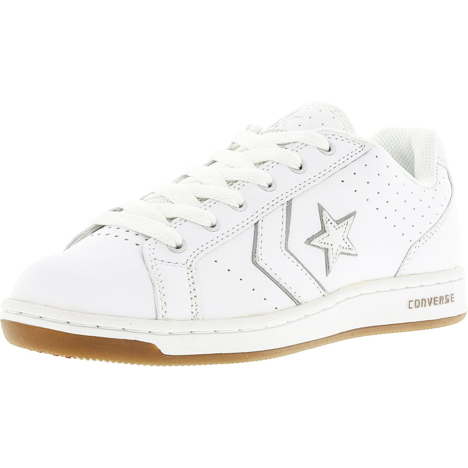 Immigratie Nauwkeurig gouden Converse Men's Karve Ox White/ White / Silver Ankle-High Leather Fashion  Sneaker - 8M - Walmart.com