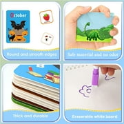 Montessori Learning Toys for Toddlers 2-4, Educational Busy Books for Kids Aged 3 4 5 Years Old