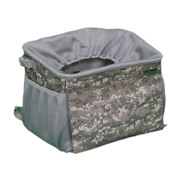 DOLITY Bike Basket for Dogs Dog Backpack Bike Carrier Ventilated Pet Basket