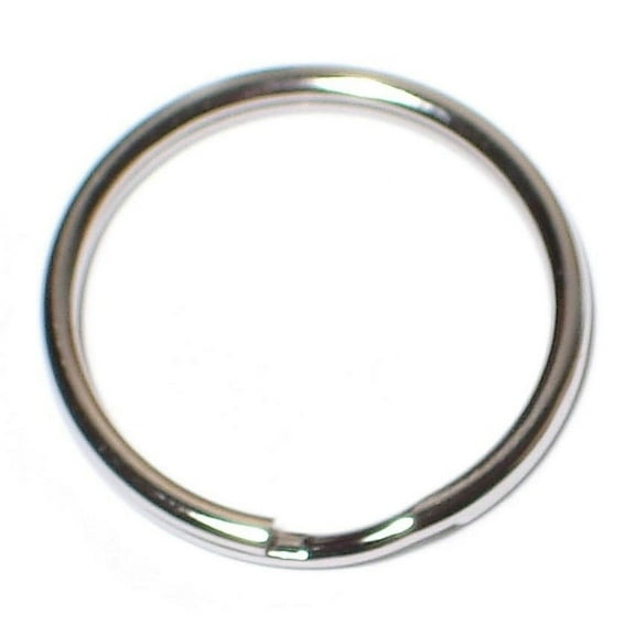 7/8" Nickel Split Key Rings (40 pcs.)