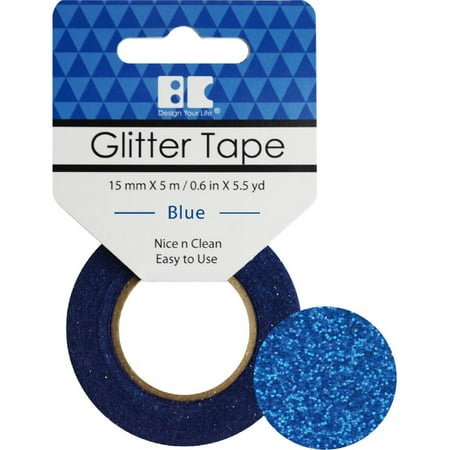 Best Creation Glitter Tape 15mmX5m-Blue