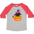 thumbnail image 3 of Inktastic Halloween Cat, Black Cat, Witch Hat, Pumpkin Boys or Girls Toddler T-Shirt, 3 of 5