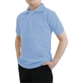 thumbnail image 4 of DDI 2267283 Boys' Light Blue Short Sleeve Polo Shirt - Size 12 Case of 36, 4 of 7