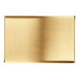 thumbnail image 1 of Bandeja De Almacenamiento Geométrica Bandeja De Servicio Rectangular Soporte De Almacenamiento De Cosméticos Dorado Grande Acero Inoxidable Para El Hogar Dormitorio Hotel matsuzay HA016803-00, 1 of 7