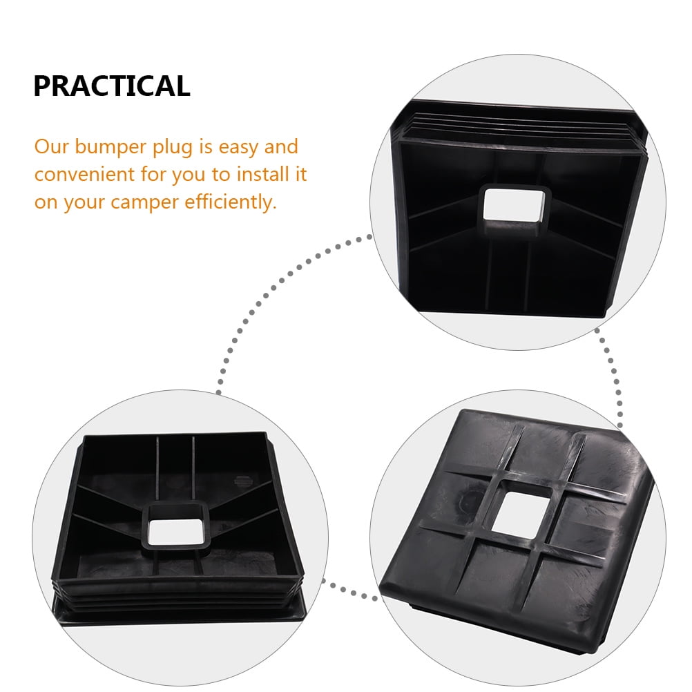 Rv bumper end cap 2pcs Automotive RV Bumper End Caps 4 Inch Bumper